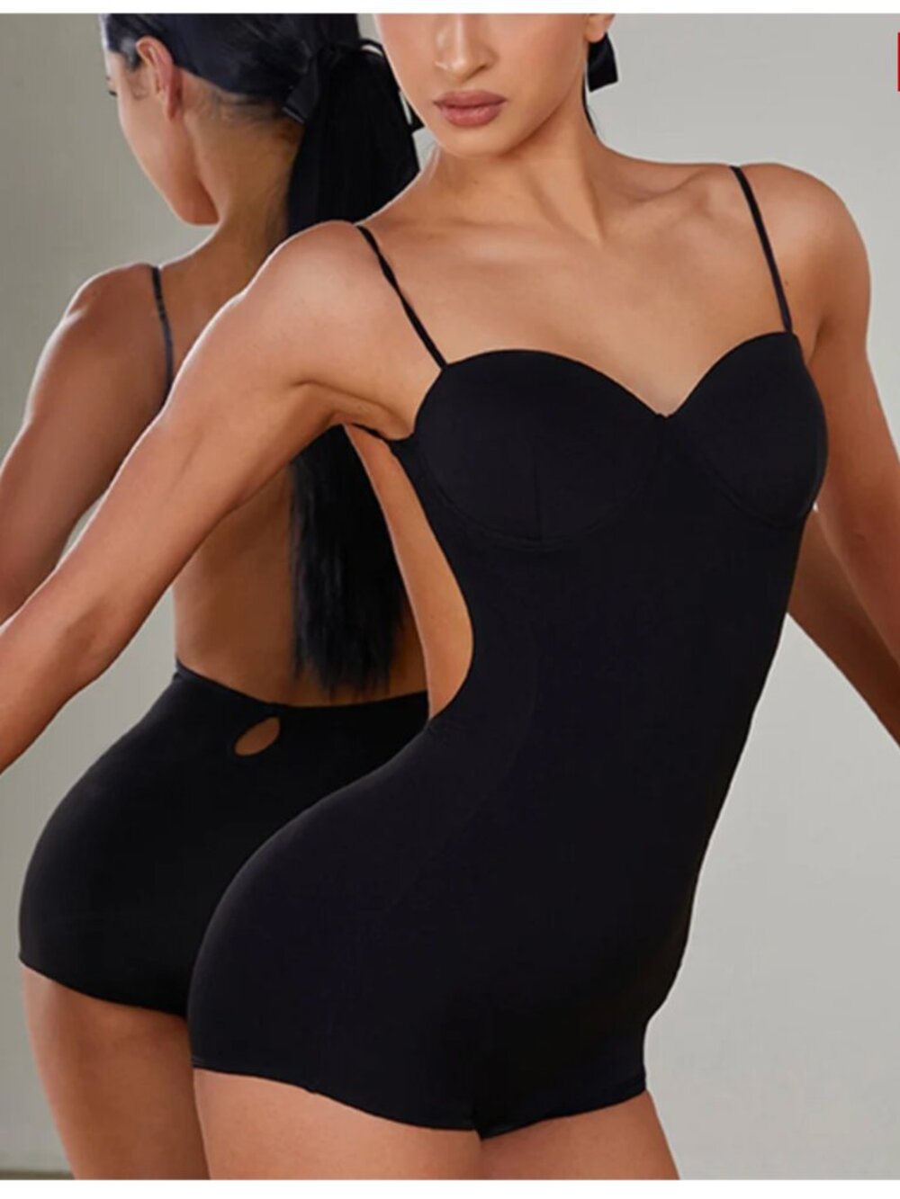 NWT Elegant Open Back Dance Leotard